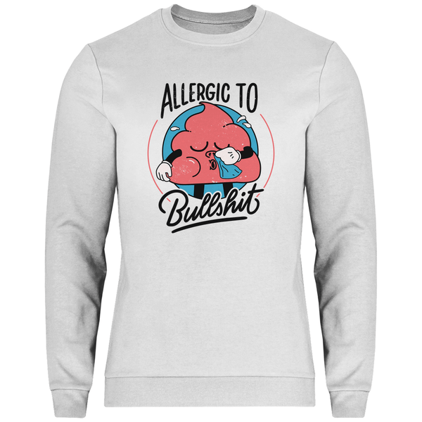 Allergic to Bullshit - Herren Sweatshirt - Textilzauber