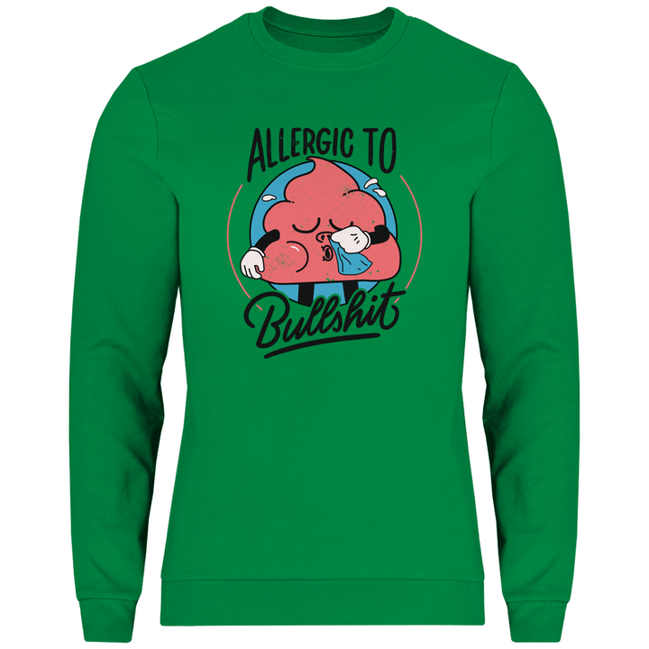 Allergic to Bullshit - Herren Sweatshirt - Textilzauber