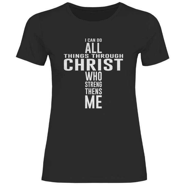 Alles dank Christus - Damen T - Shirt - Textilzauber