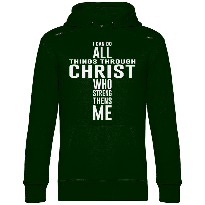 Alles dank Christus - Herren Hoodie - Textilzauber