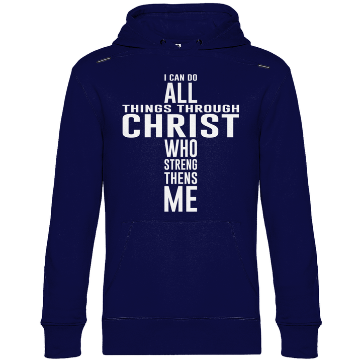 Alles dank Christus - Herren Hoodie - Textilzauber