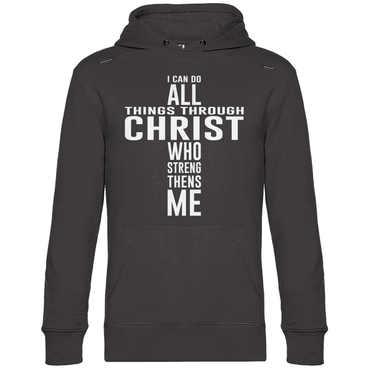 Alles dank Christus - Herren Hoodie - Textilzauber