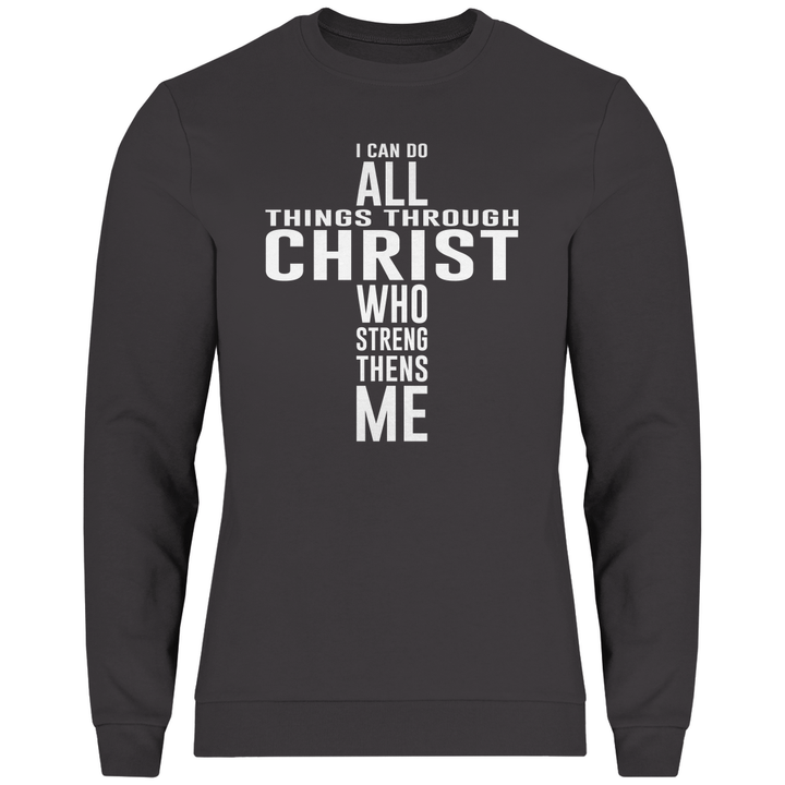 Alles dank Christus - Herren Sweatshirt - Textilzauber