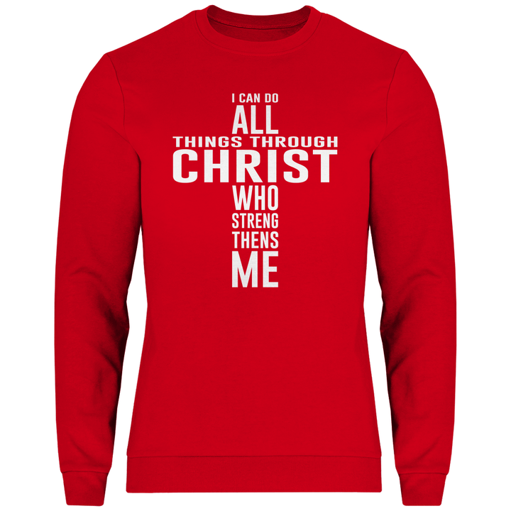 Alles dank Christus - Herren Sweatshirt - Textilzauber