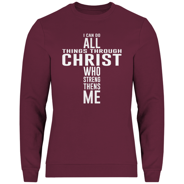 Alles dank Christus - Herren Sweatshirt - Textilzauber