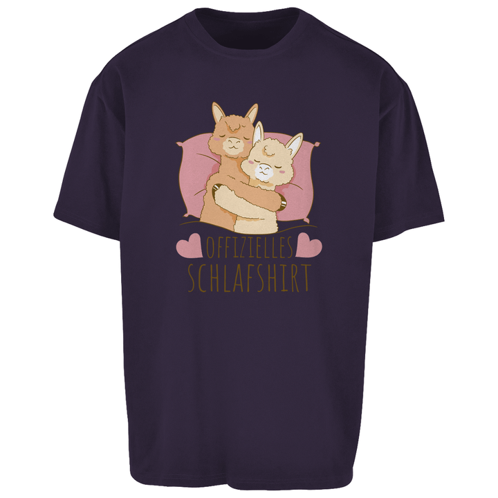Alpakas Oversize Schlafshirt