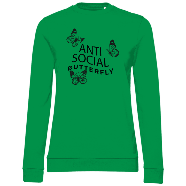 Antisocial Butterfly - Damen Sweatshirt - Textilzauber