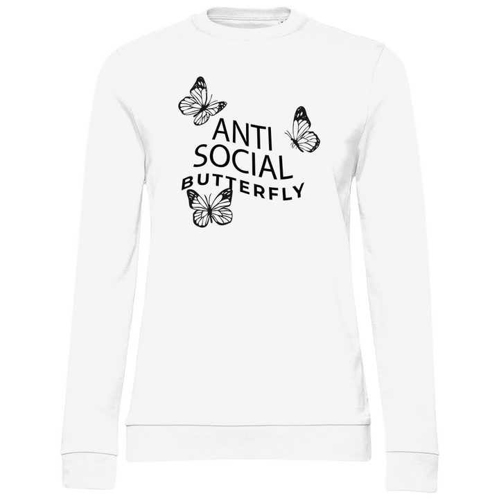 Antisocial Butterfly - Damen Sweatshirt - Textilzauber