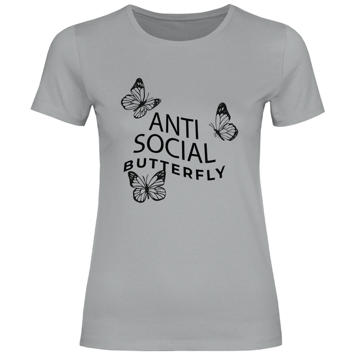 Antisocial Butterfly - Damen T - Shirt - Textilzauber