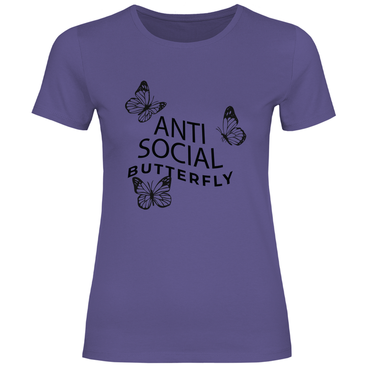 Antisocial Butterfly - Damen T - Shirt - Textilzauber