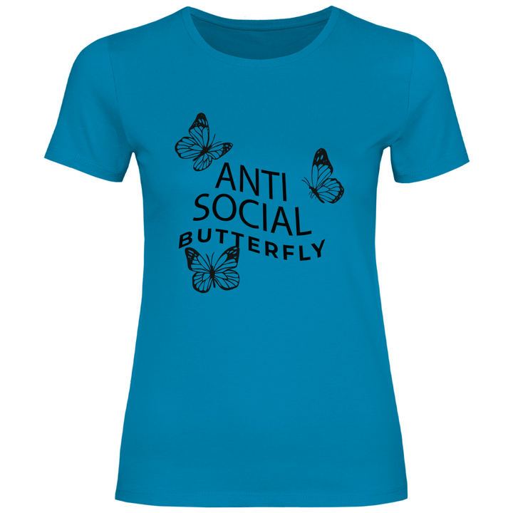 Antisocial Butterfly - Damen T - Shirt - Textilzauber