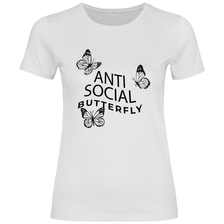Antisocial Butterfly - Damen T - Shirt - Textilzauber