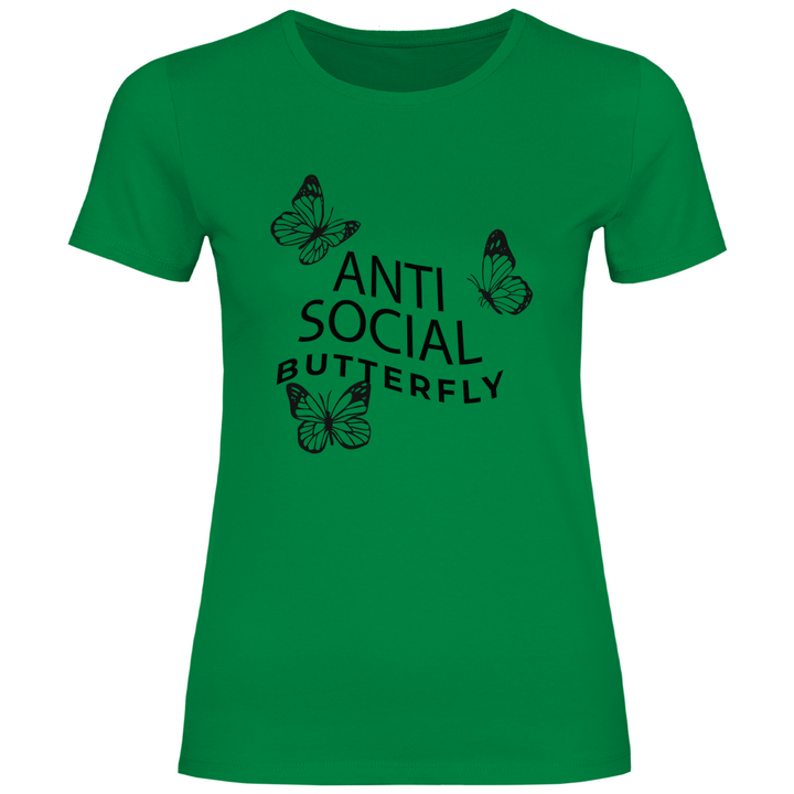 Antisocial Butterfly - Damen T - Shirt - Textilzauber