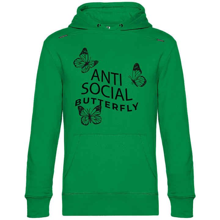 Antisocial Butterfly - Herren Hoodie - Textilzauber