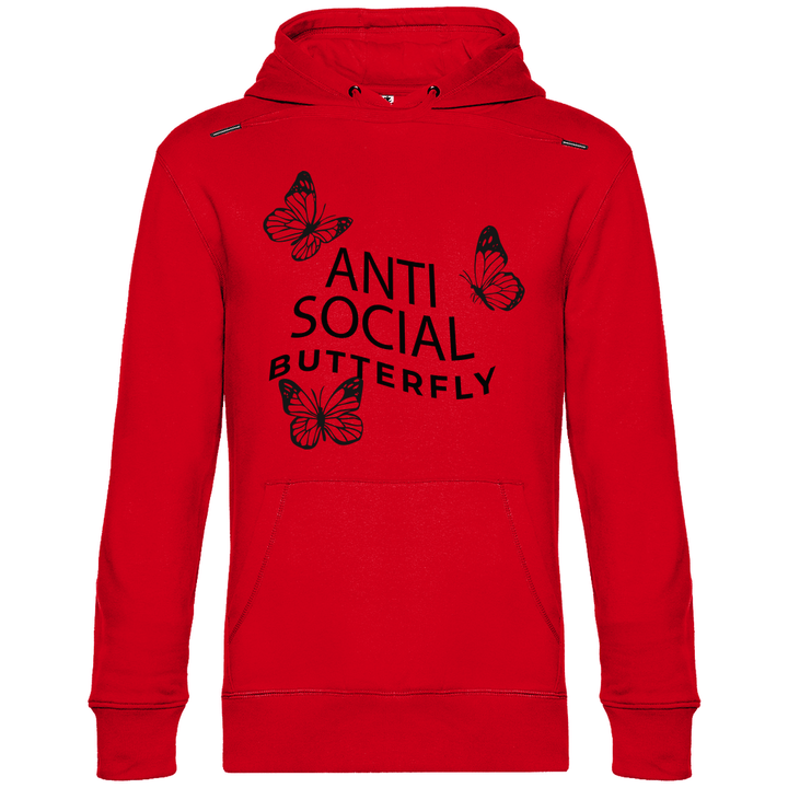Antisocial Butterfly - Herren Hoodie - Textilzauber