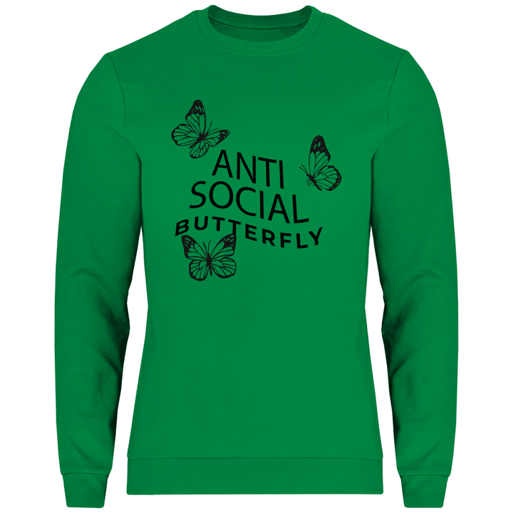 Antisocial Butterfly - Herren Sweatshirt - Textilzauber
