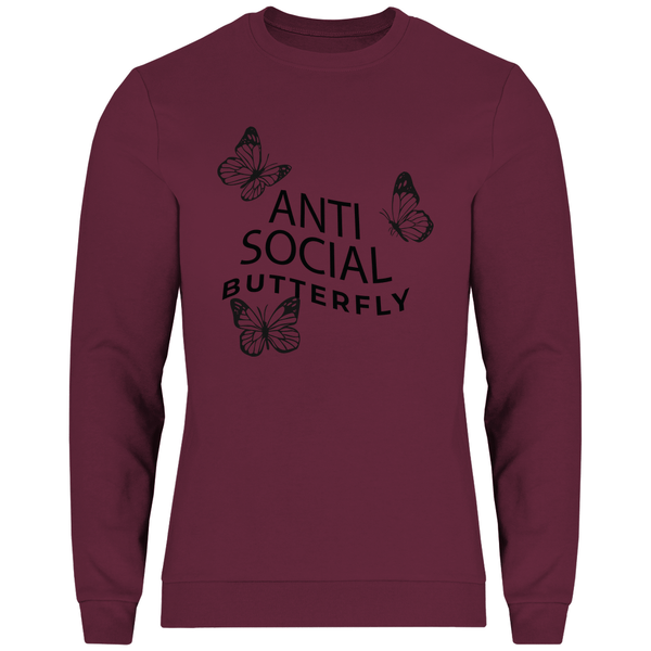 Antisocial Butterfly - Herren Sweatshirt - Textilzauber
