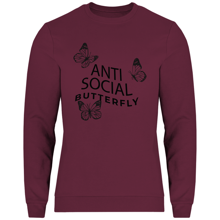 Antisocial Butterfly - Herren Sweatshirt - Textilzauber