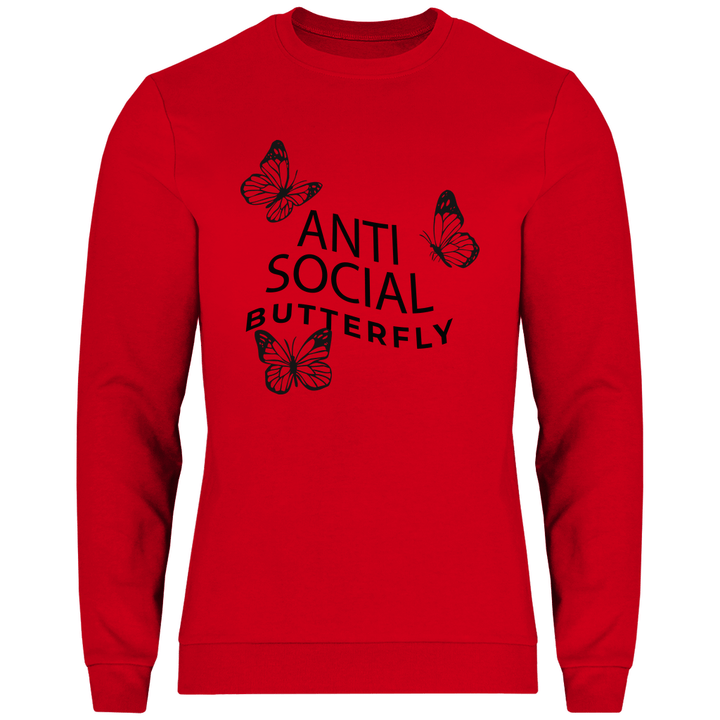 Antisocial Butterfly - Herren Sweatshirt - Textilzauber