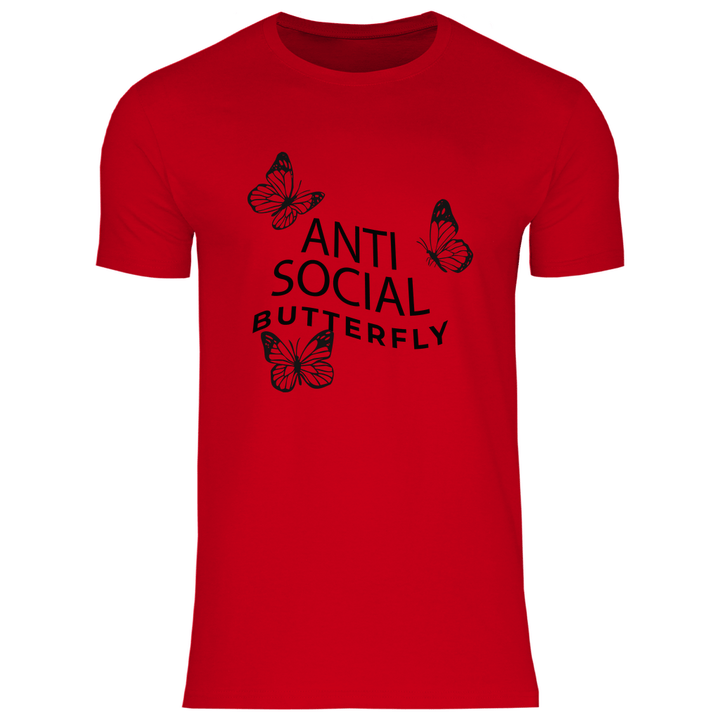 Antisocial Butterfly - Herren T - Shirt - Textilzauber