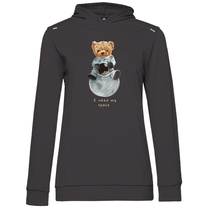 Astronauten Teddy - Damen Hoodie - Textilzauber