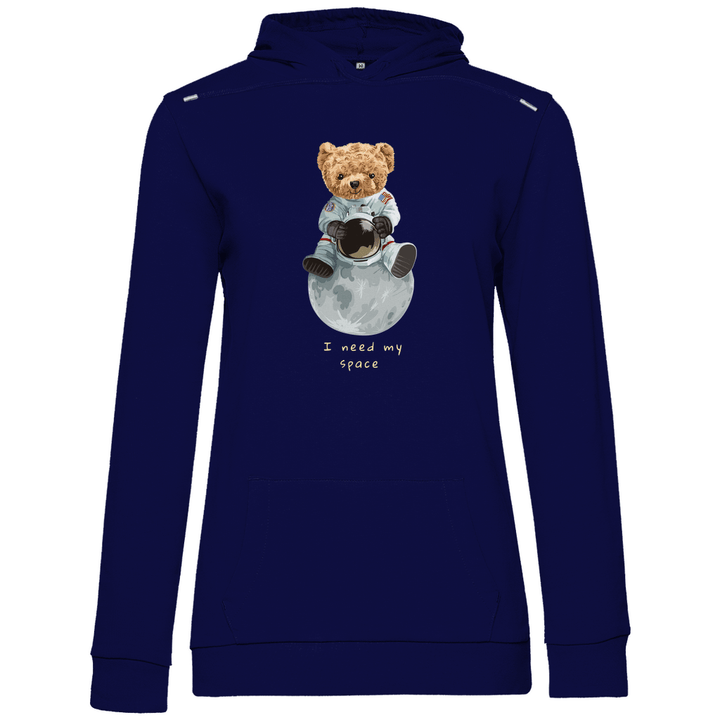 Astronauten Teddy - Damen Hoodie - Textilzauber