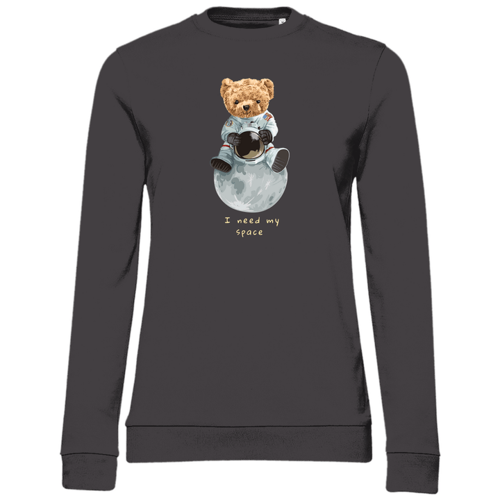 Astronauten Teddy - Damen Sweatshirt - Textilzauber
