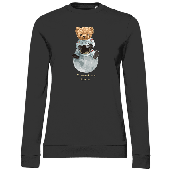 Astronauten Teddy - Damen Sweatshirt - Textilzauber