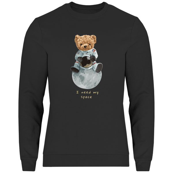 Astronauten Teddy - Herren Sweatshirt - Textilzauber