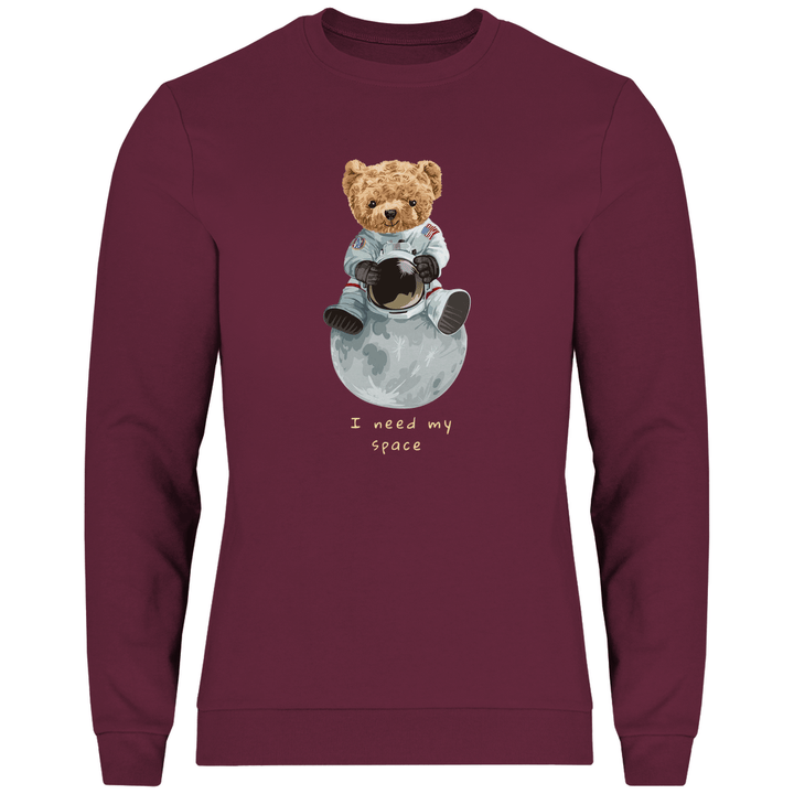 Astronauten Teddy - Herren Sweatshirt - Textilzauber