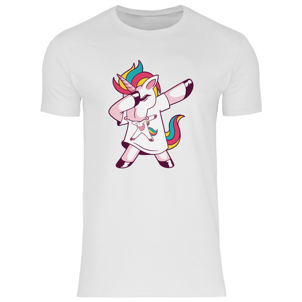 Dabbing Einhorn - Herren T-Shirt