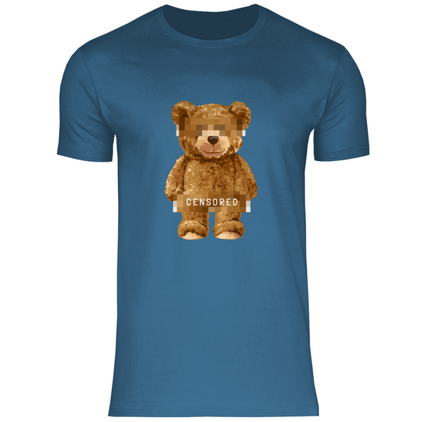 Zensierter Teddy - Herren T-Shirt