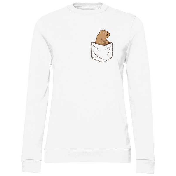 Präriehund in Brusttasche - Damen Sweatshirt