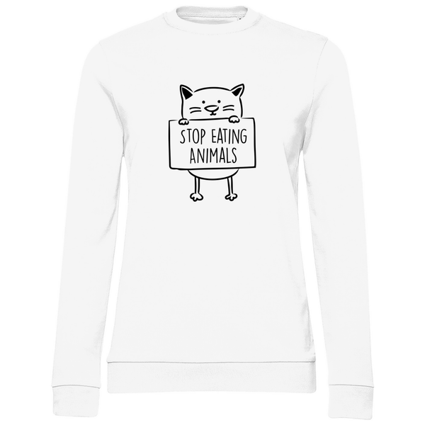 Stop Eating Animals - Damen Sweatshirt