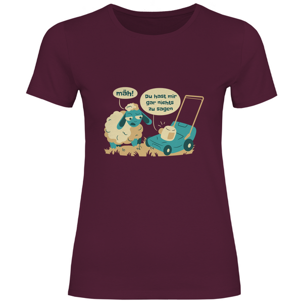 Rasenmäher Diskussion - Damen T-Shirt