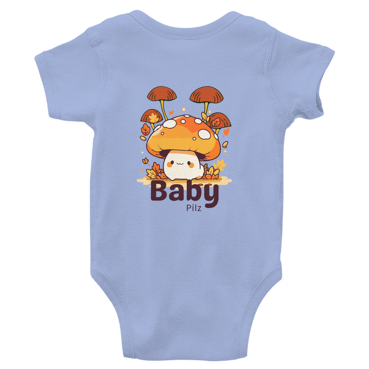 Baby Pilz - Bio Baby - Body mit Rückendruck - Textilzauber