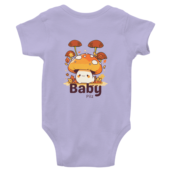 Baby Pilz - Bio Baby - Body mit Rückendruck - Textilzauber