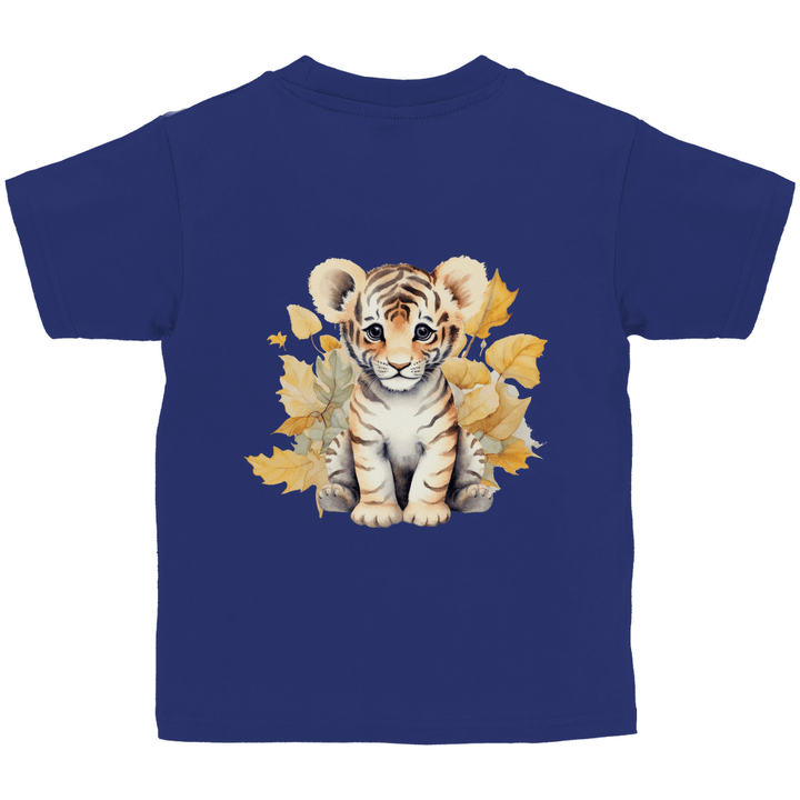 Baby - Tiger - Kinder T - Shirt mit Rückendruck - Textilzauber