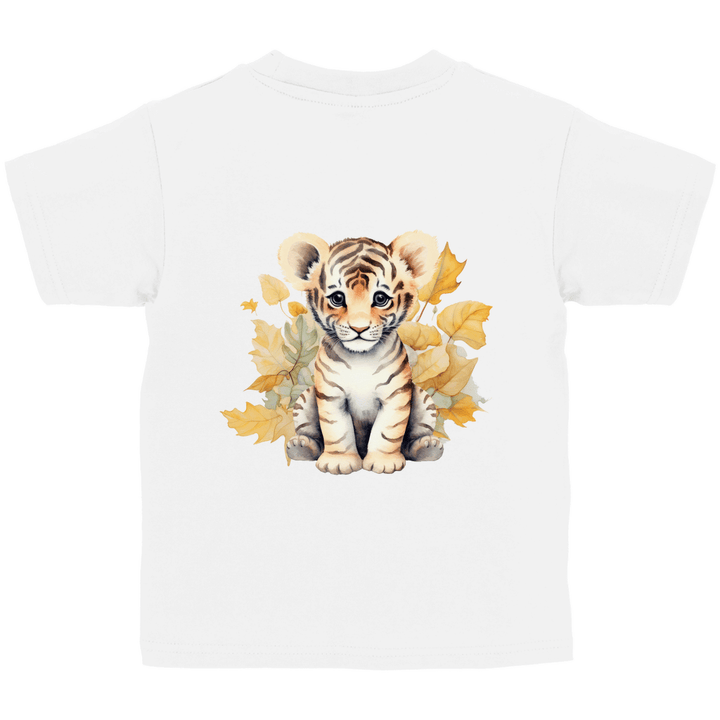 Baby - Tiger - Kinder T - Shirt mit Rückendruck - Textilzauber