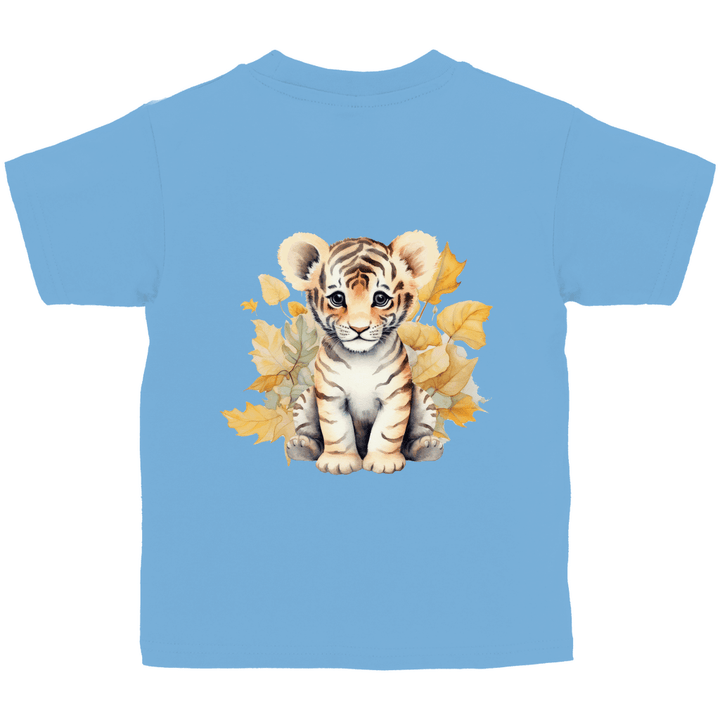 Baby - Tiger - Kinder T - Shirt mit Rückendruck - Textilzauber