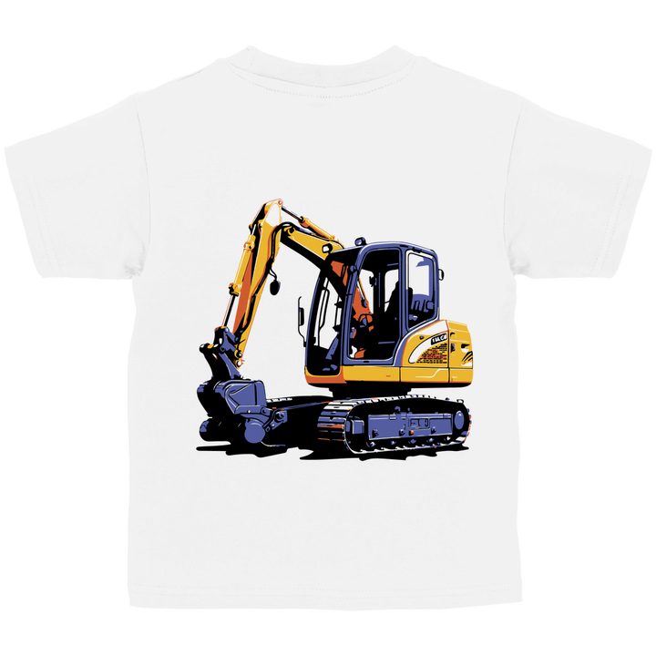 Bagger Kinder T-Shirt mit Rückendruck - Textilzauber