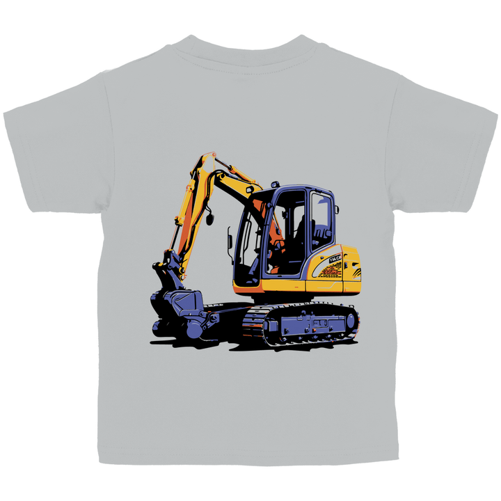Bagger Kinder T-Shirt mit Rückendruck - Textilzauber