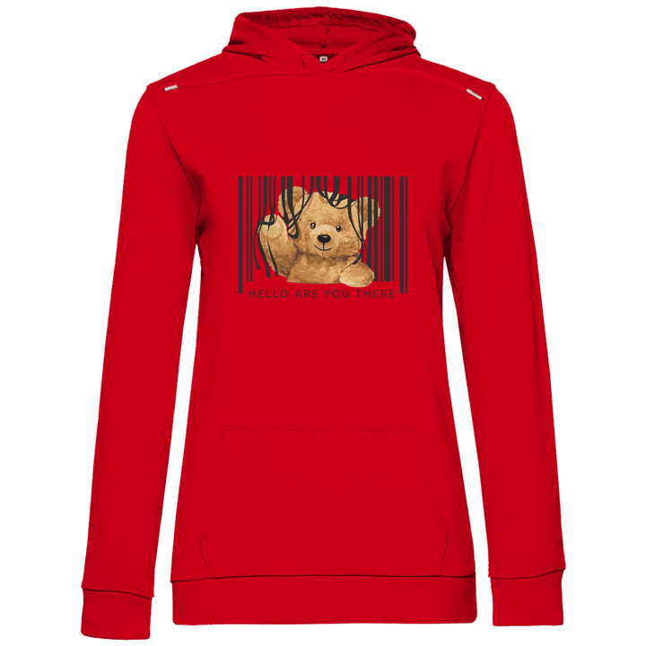 Barcode Teddy - Damen Hoodie - Textilzauber