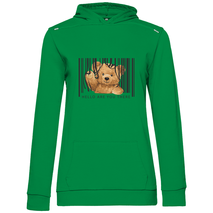 Barcode Teddy - Damen Hoodie - Textilzauber