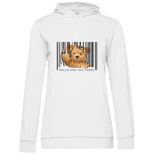 Barcode Teddy - Damen Hoodie - Textilzauber