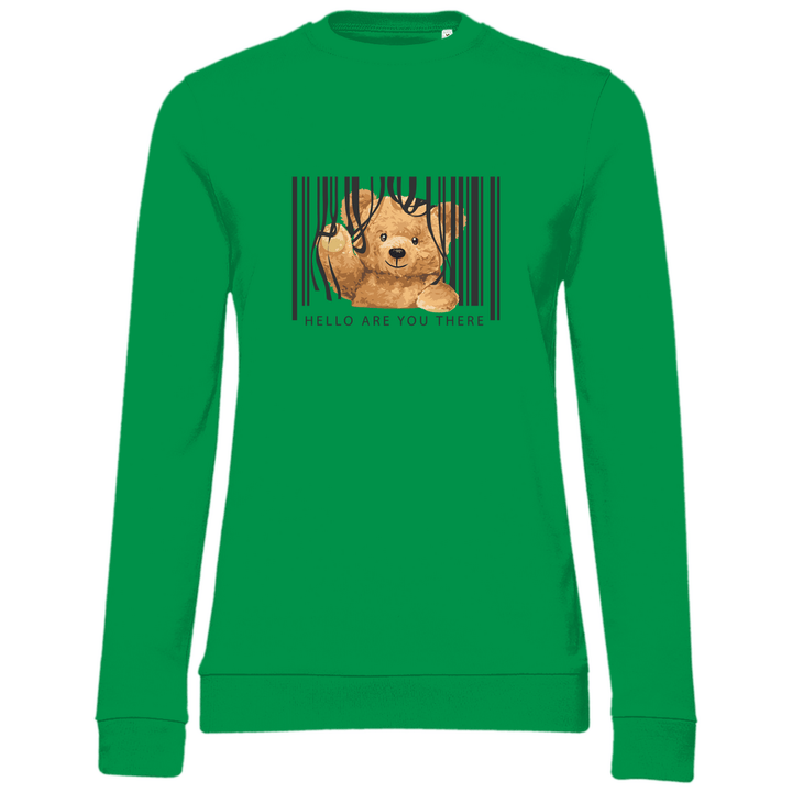 Barcode Teddy - Damen Sweatshirt - Textilzauber
