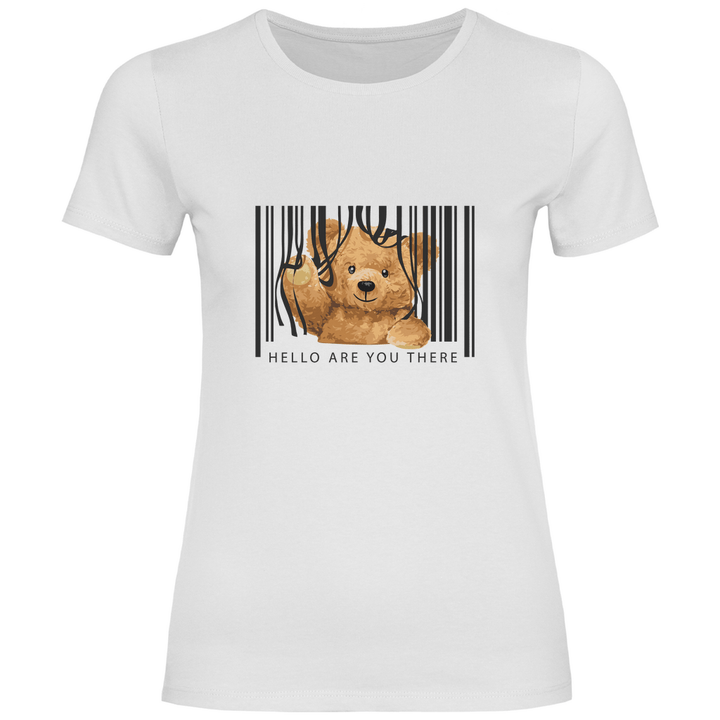 Barcode Teddy - Damen T - Shirt - Textilzauber