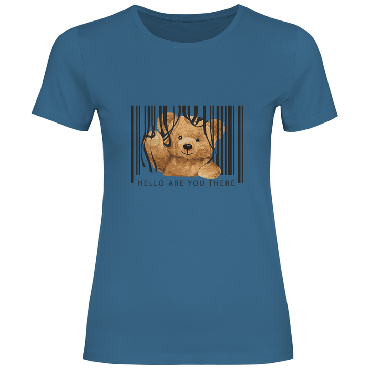 Barcode Teddy - Damen T - Shirt - Textilzauber