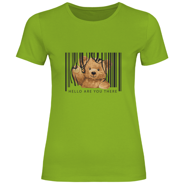 Barcode Teddy - Damen T - Shirt - Textilzauber