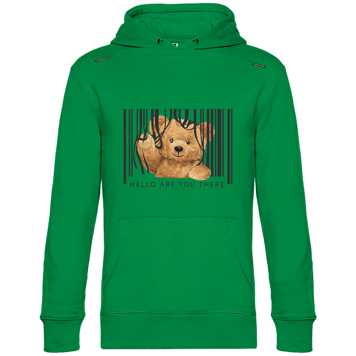 Barcode Teddy - Herren Hoodie - Textilzauber